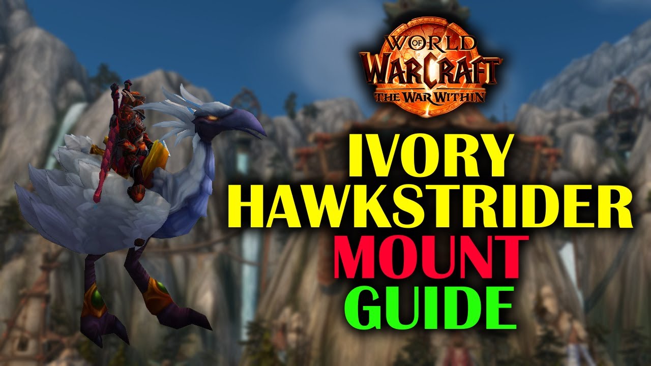 Как получить ездовое животное Ivory Hawkstrider | Репутация Talon's Vengeance | Руководство | Вой...