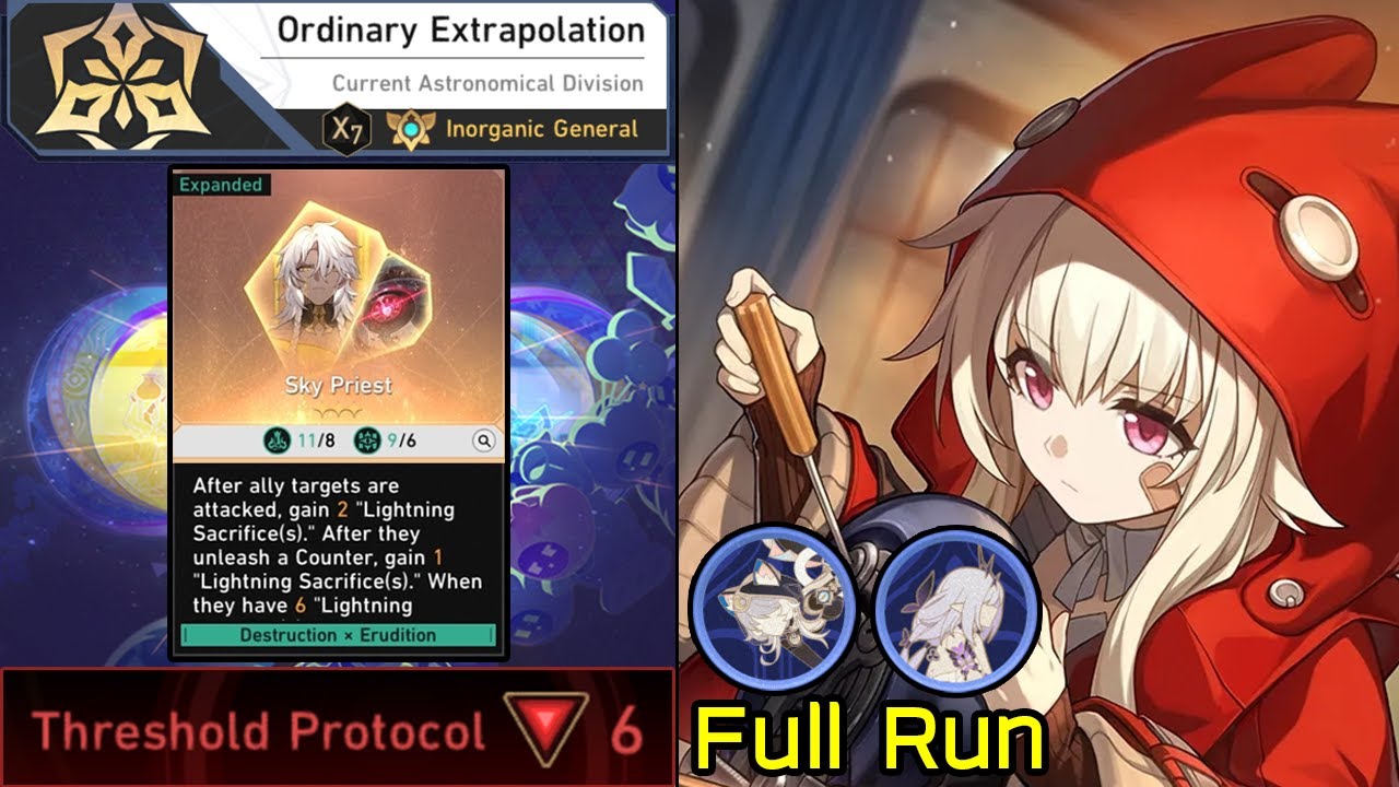 Clara Destruction Path With Sky Priest Full Run | DU Protean Hero Ordinary Protocol 6