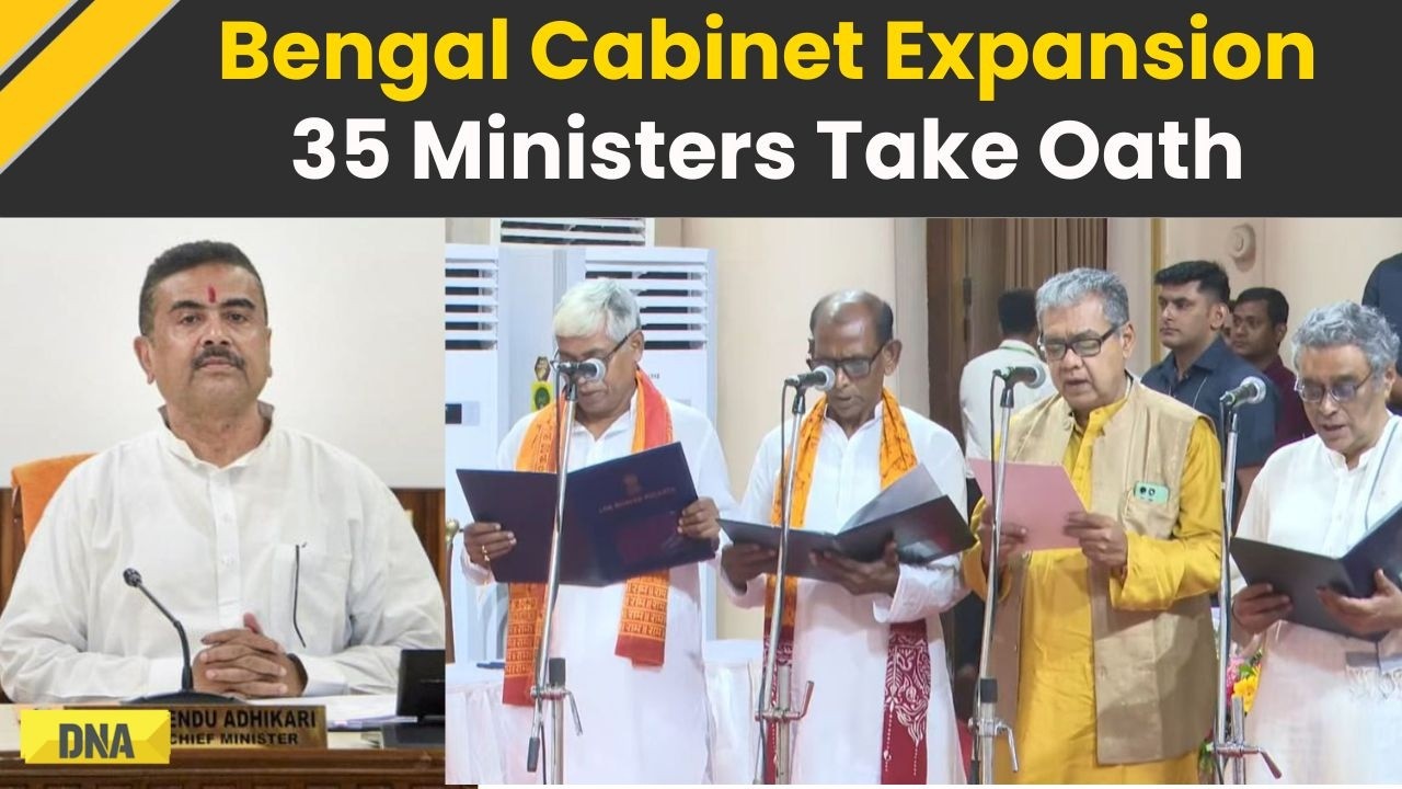 West Bengal News: 35 MLAs Take Oath As Ministers In Suvendu Adhikari's Cabinet | BJP