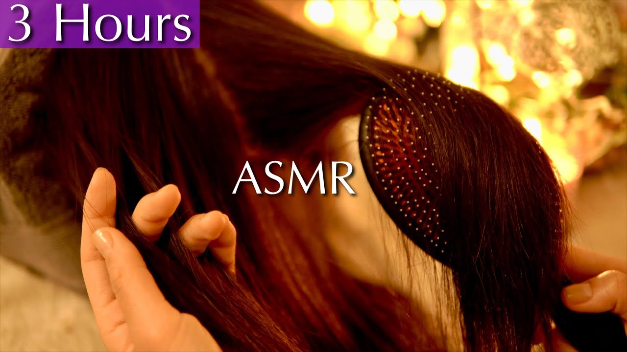 💜ASMR Hair Brushing💜 Slow & Gentle for Sweet Dreams 👼 No Talking