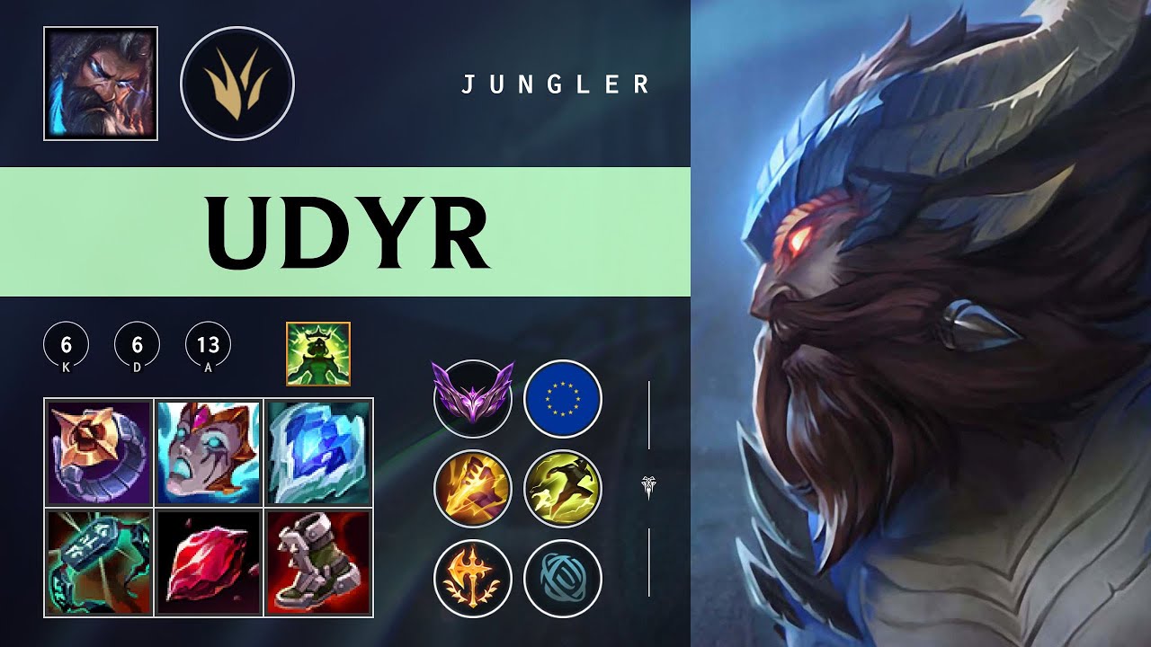 Udyr Jungle vs Zed - EUW Master Patch 26.02