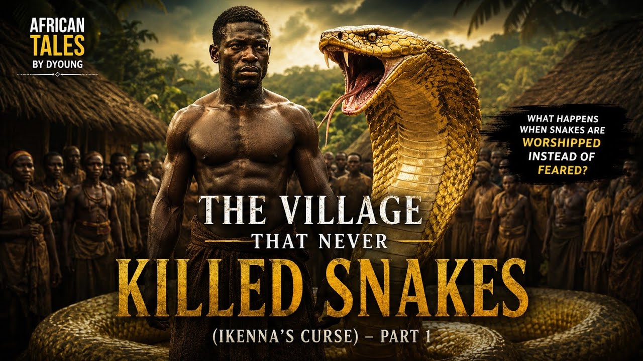 What happens when snakes are worshipped instead of feared?” #AfricanTales #AfricanFolklore 