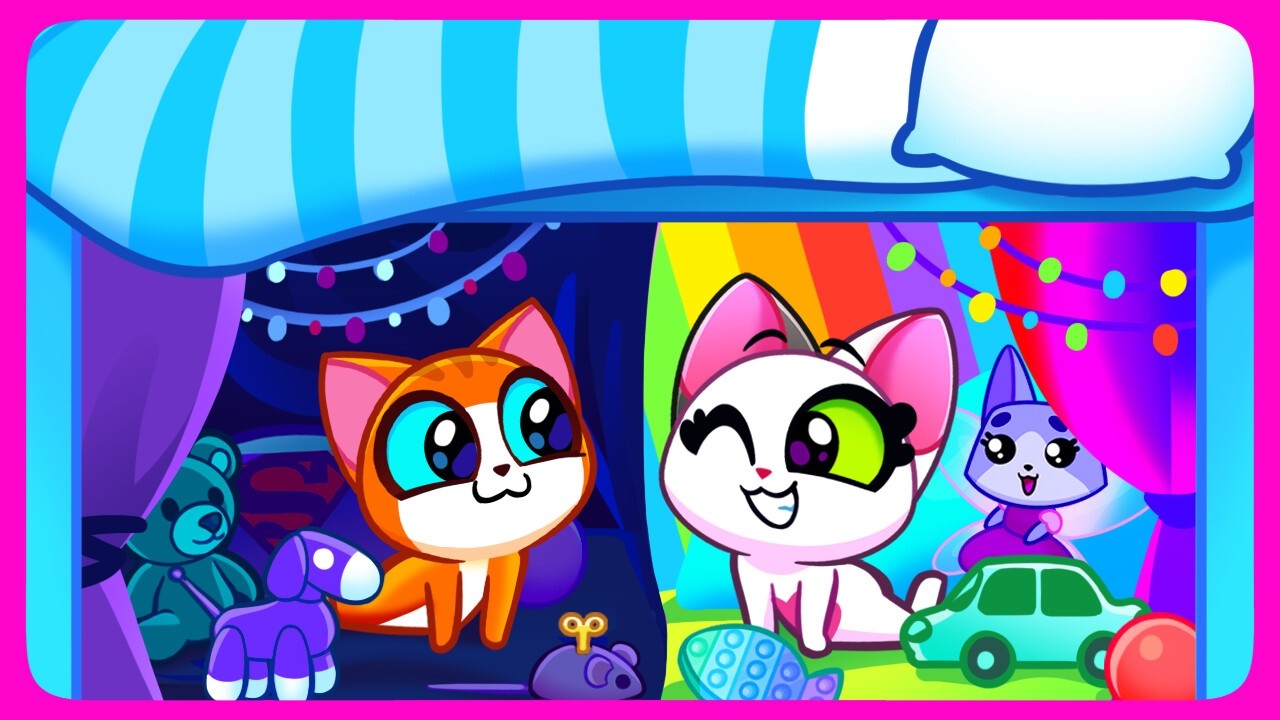 Habitaciones Secretas Bajo la Cama 😻 Canciones Infantiles y Rimas 😻 💖 Purr Purr