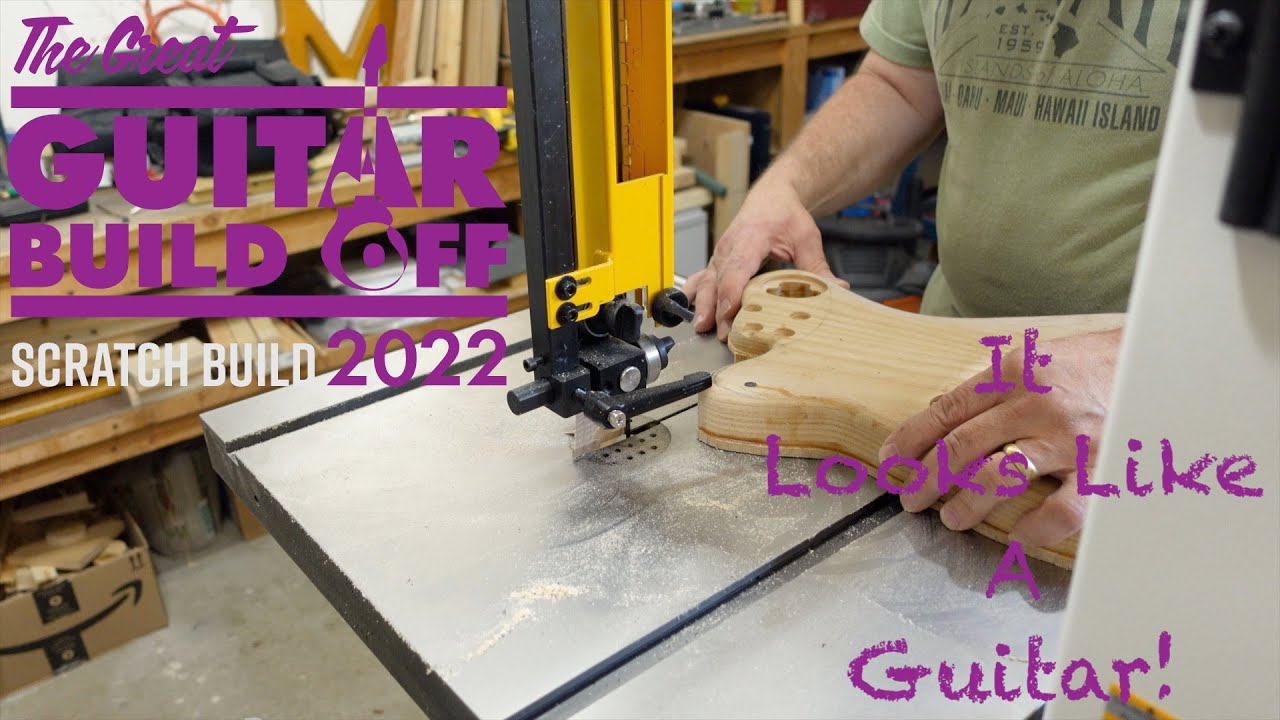 The Great Guitar Build Off 2022 Part 32 - It Looks Like A Guitar Again!