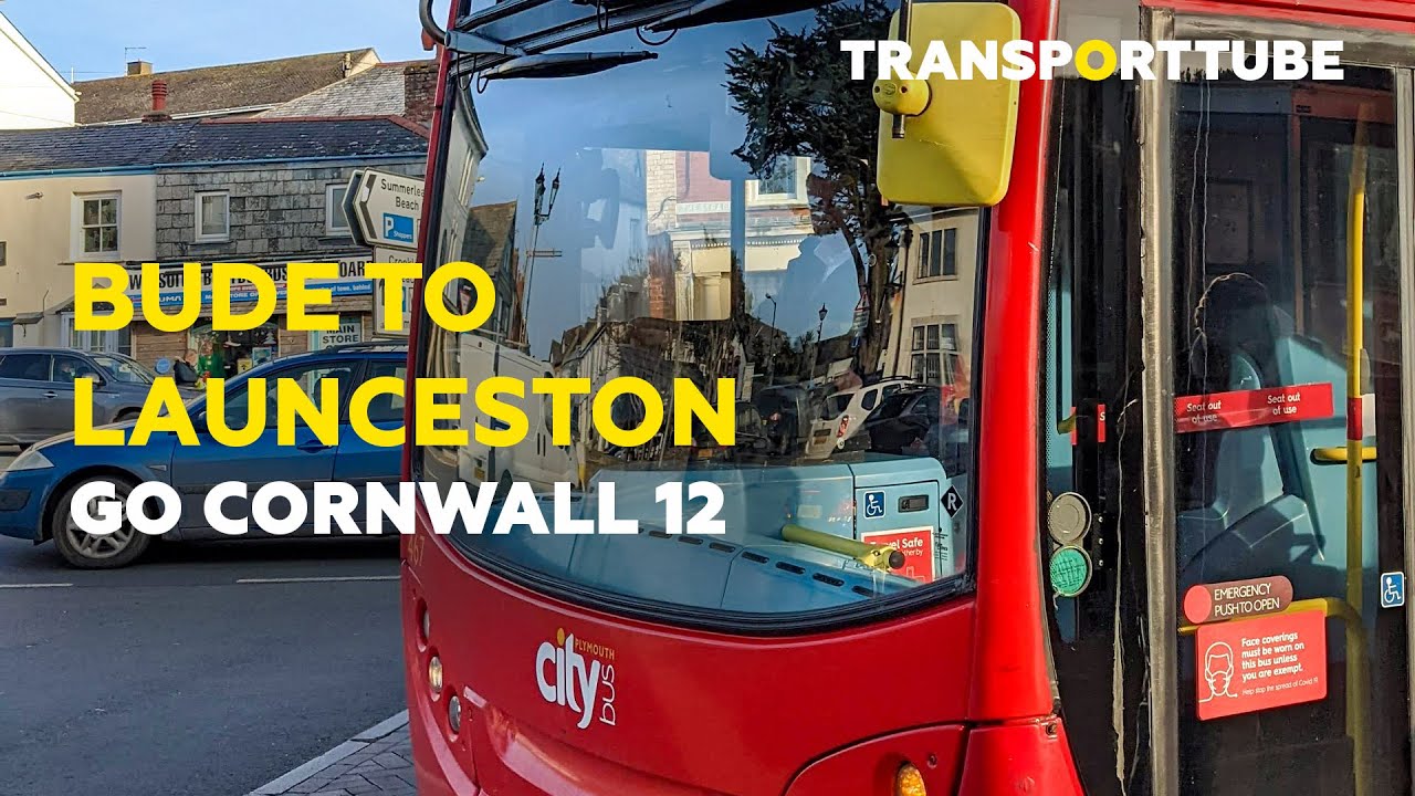 Bude to Launceston • Go Cornwall Bus 12 • Realtime