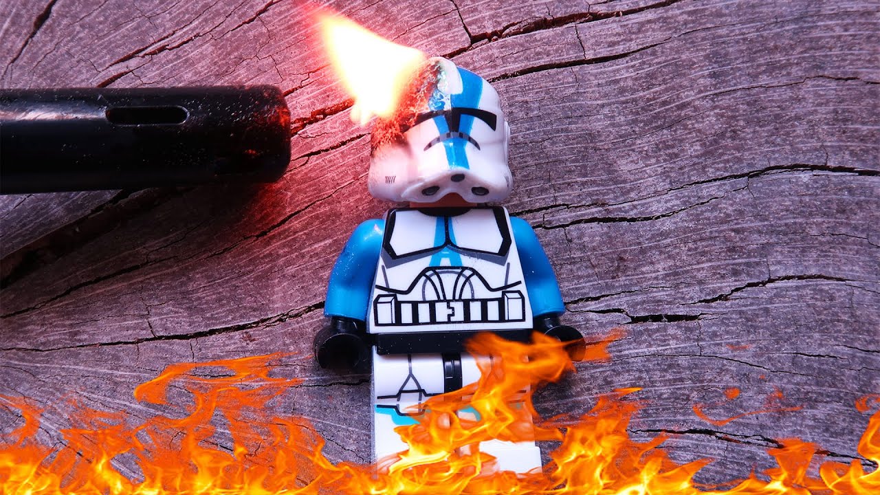 Destroying FAKE Lego Clone MINIFIGURES!?
