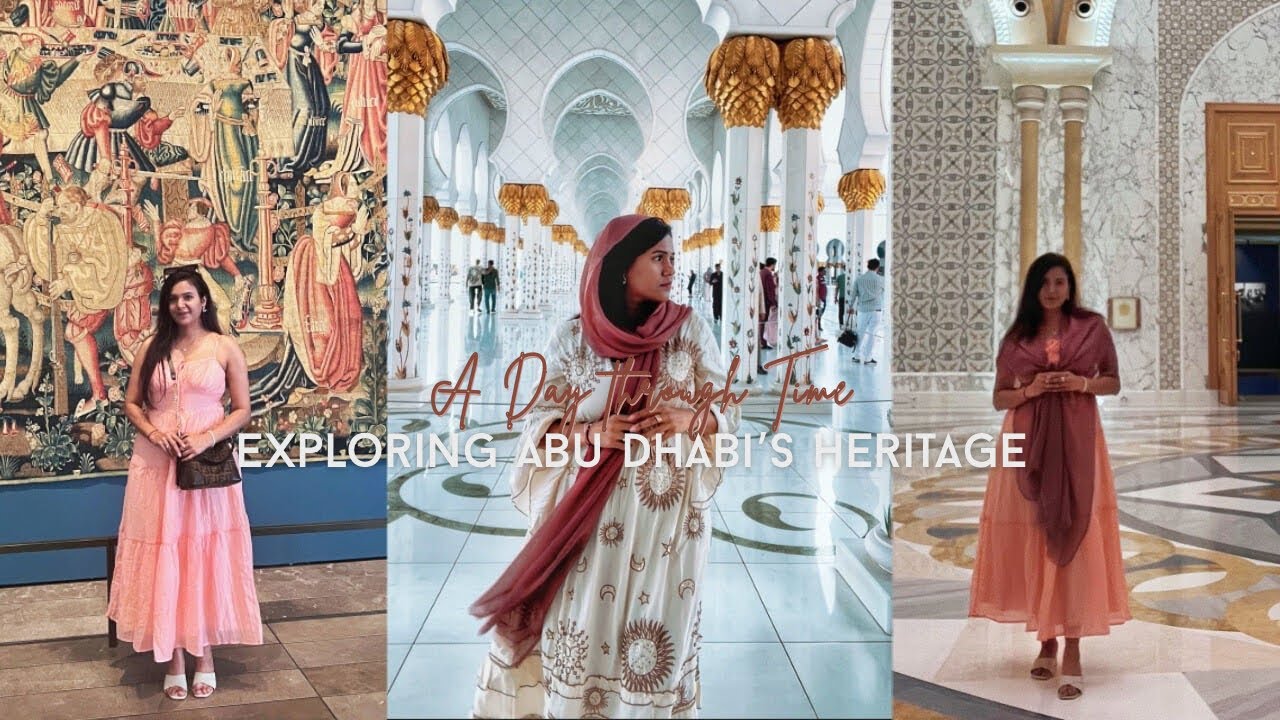 A day in Abu Dhabi visiting Historical Places | Qasr-Al-Watan | Louvre Museum | Sheikh Zayed Mosque