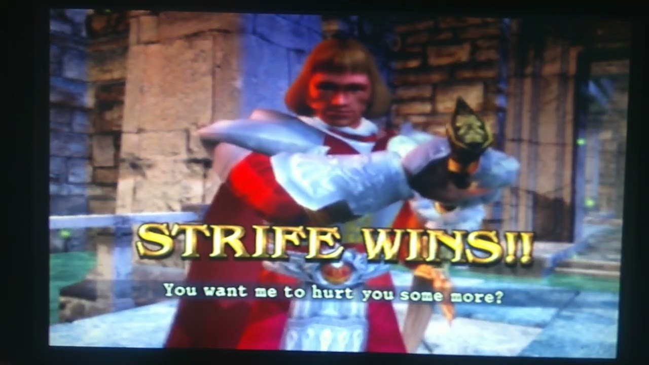 Soul calibur 3 Sophitia vs Strife