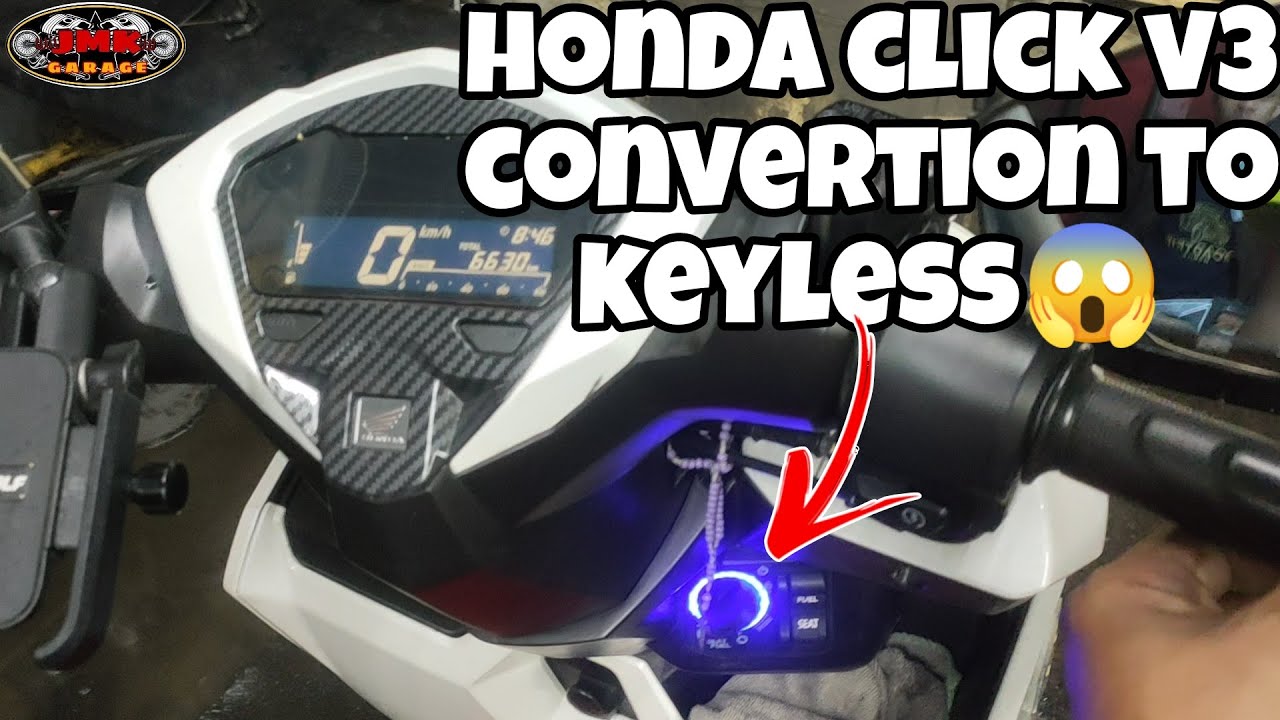 honda click V3 convertion key to keyless | madali lang itong mag install kahit ikaw kaya muna ito