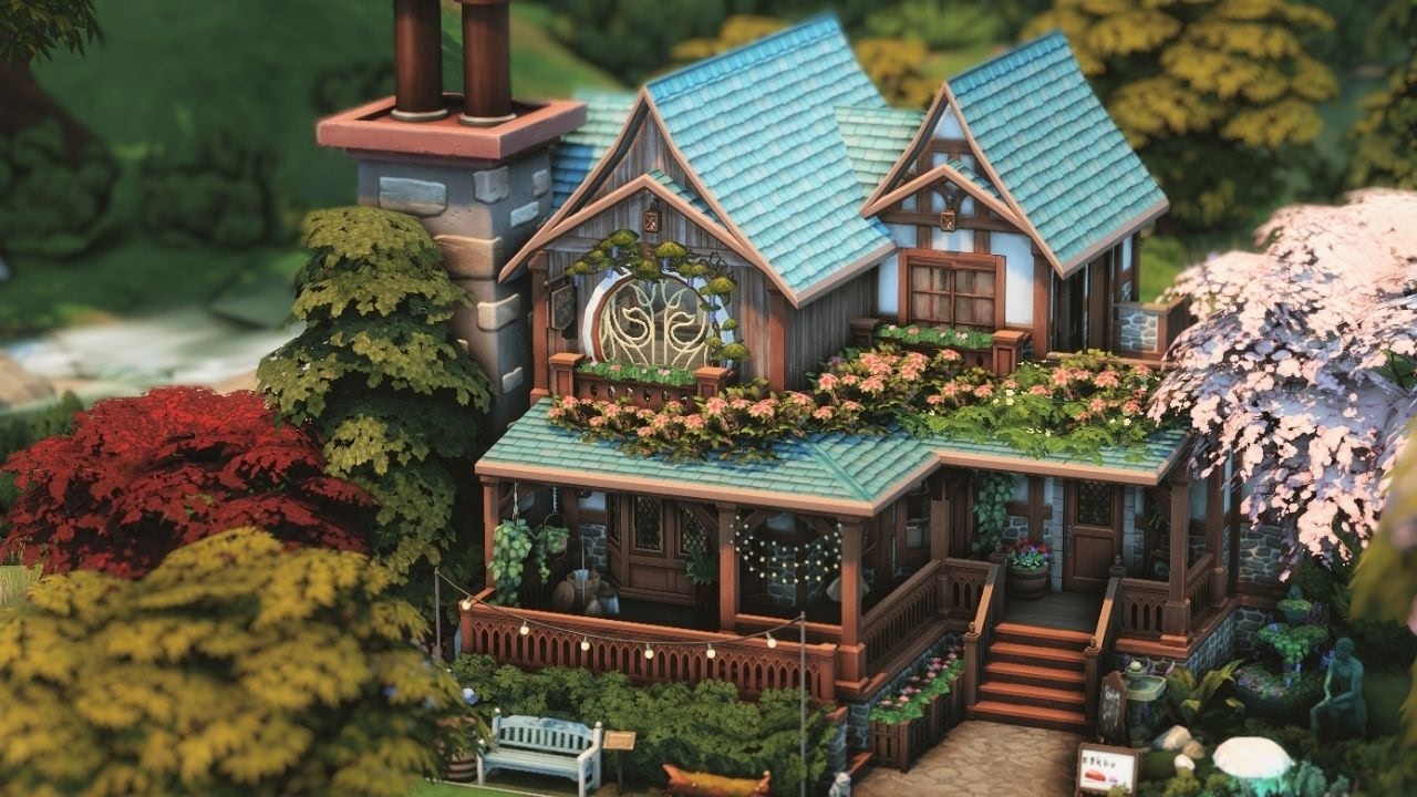 The Occult Emporium | The Sims 4 | Stop Motion Build [no CC]