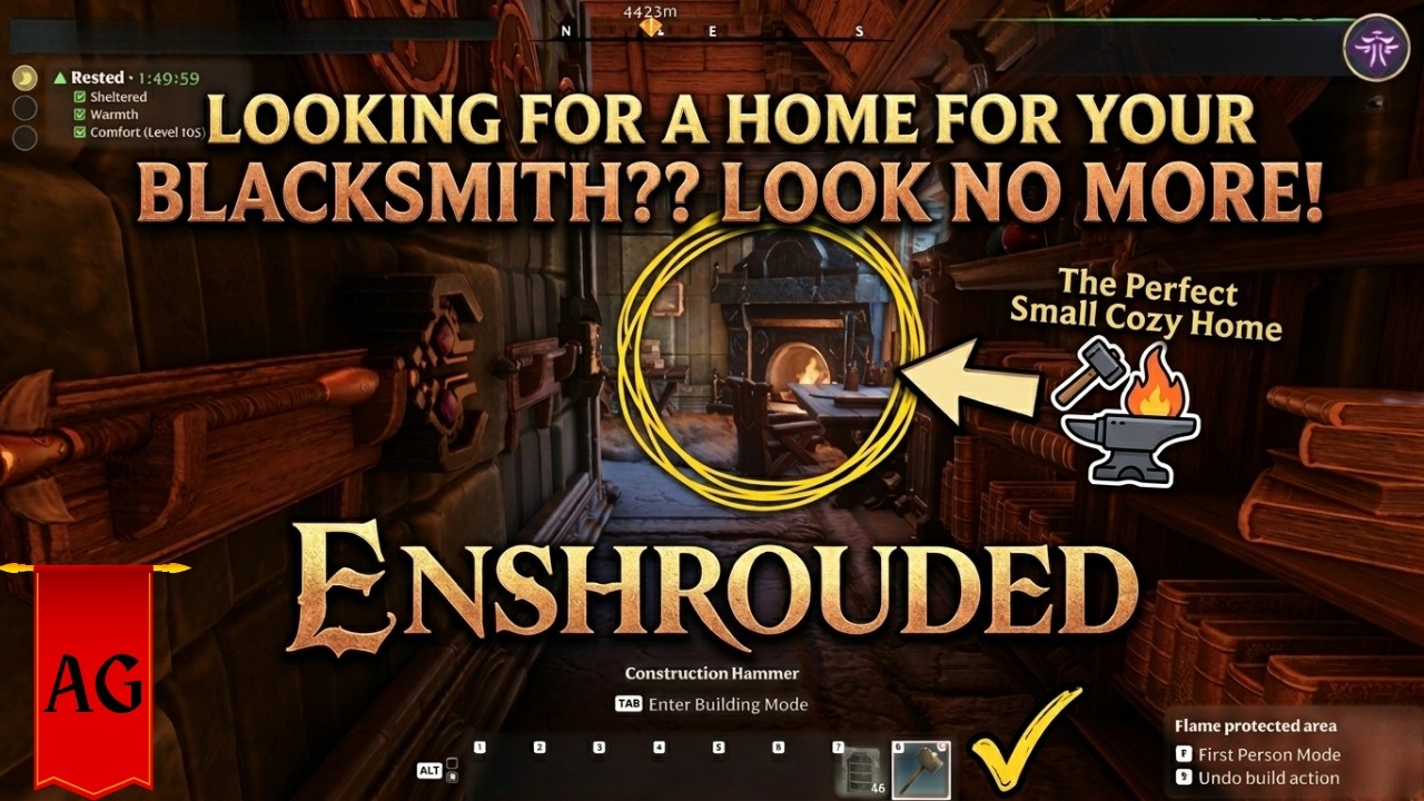 Ищете место для своего кузнеца? Больше не ищите! - Enshrouded