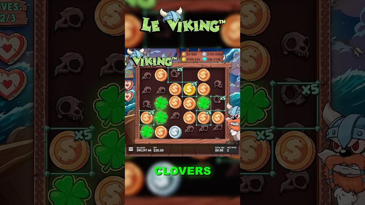 Double Diamond HIT on LE VIKING! $4,000 Bonus Buy to $40,000!