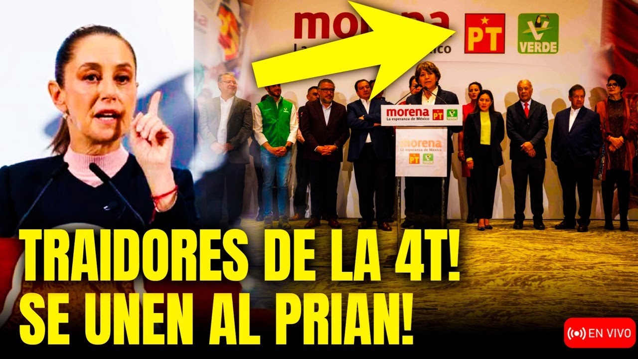 🚨 TRAICIÓN EN LA 4T! ALIADOS DE CLAUDIA SE UNEN AL PRIAN! SHEINBAUM LES DA ULTIMATUM!
