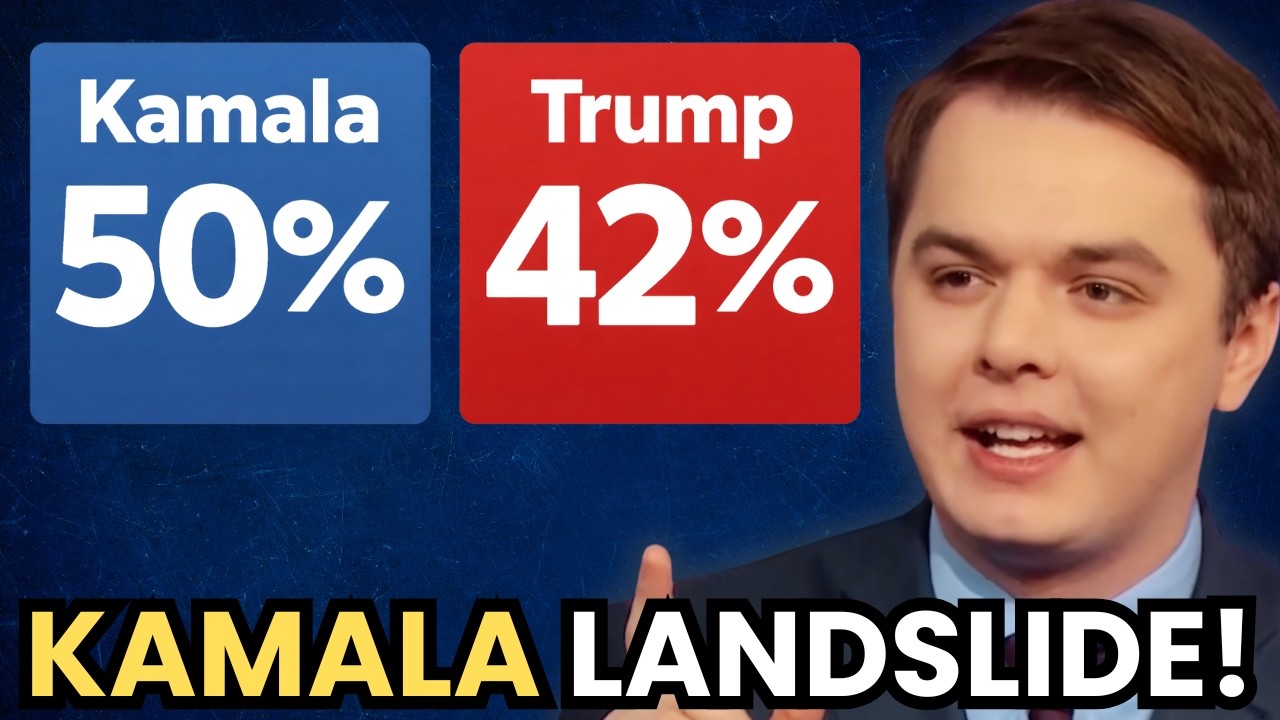 Kamala was UP BY 8 PERCENT