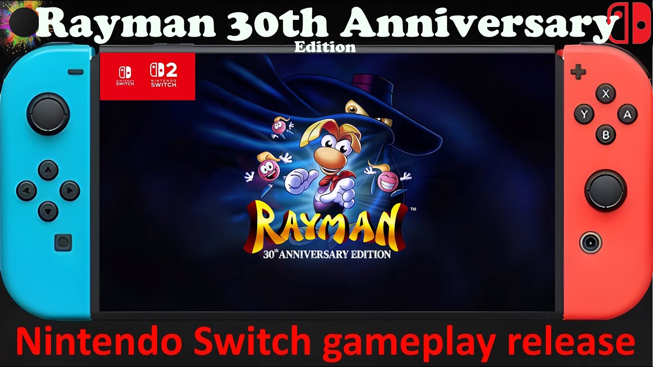 Rayman 30th Anniversary Edition [I'll try them all] - Nintendo Switch / Switch 2 Compatible gameplay