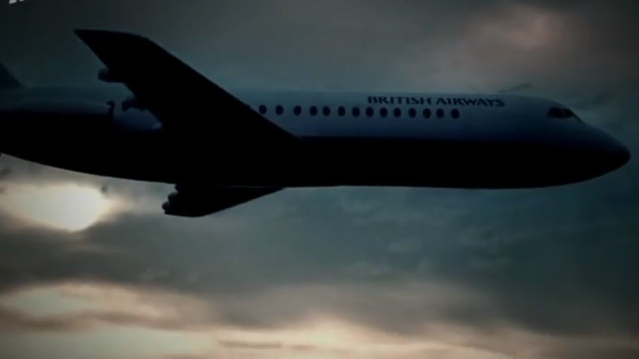 British Airways Flight 5390 - animation 2