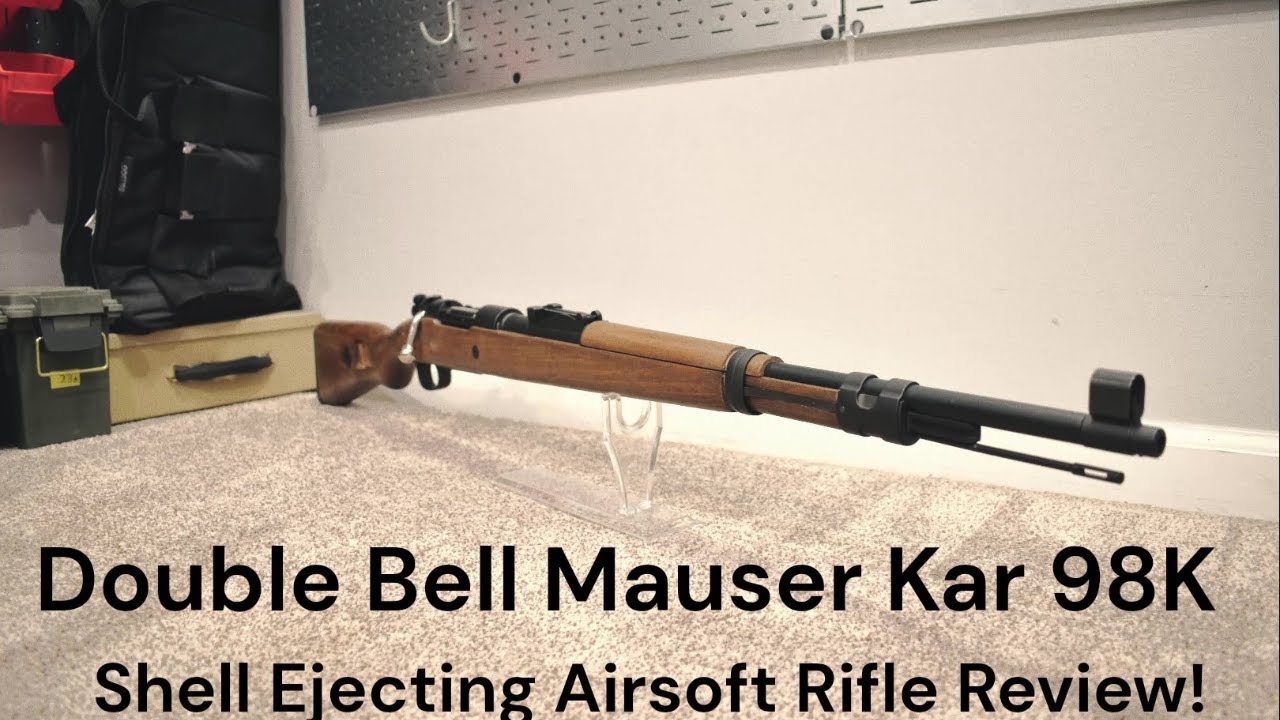 Обзор газовой снайперской винтовки Double Bell Mauser Kar 98K с выбрасывателем гильз и поворотным...
