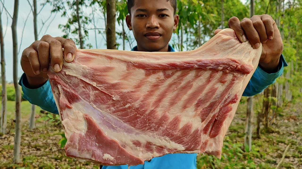 Delicious Fried Crispy Pork Belly Recipe - Kdeb Cooking