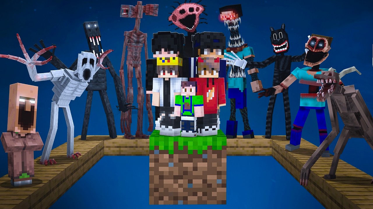 ONE BLOCK with Every Horror Mod..!