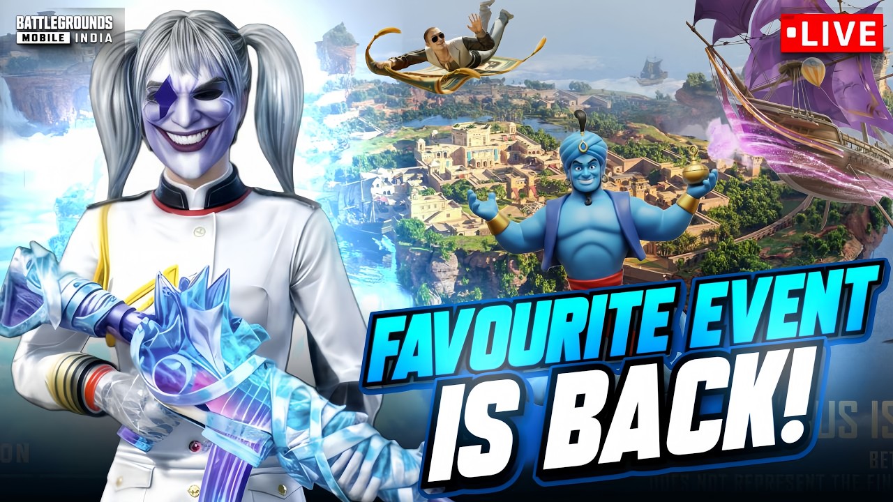 MY FAV 🫶 EVENT IS BACK | 7 KD Hacker is live 🥷🏻 | 13 year boy gameplay 🔥 #bgmi #pubgmobile #bgmilive