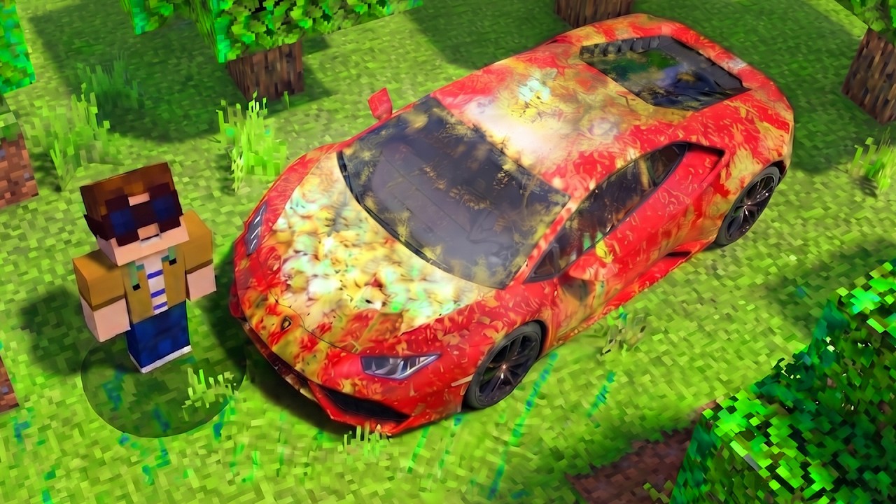 WIR VERBESSERN ein VERLORENES NOOB AUTO in Minecraft!