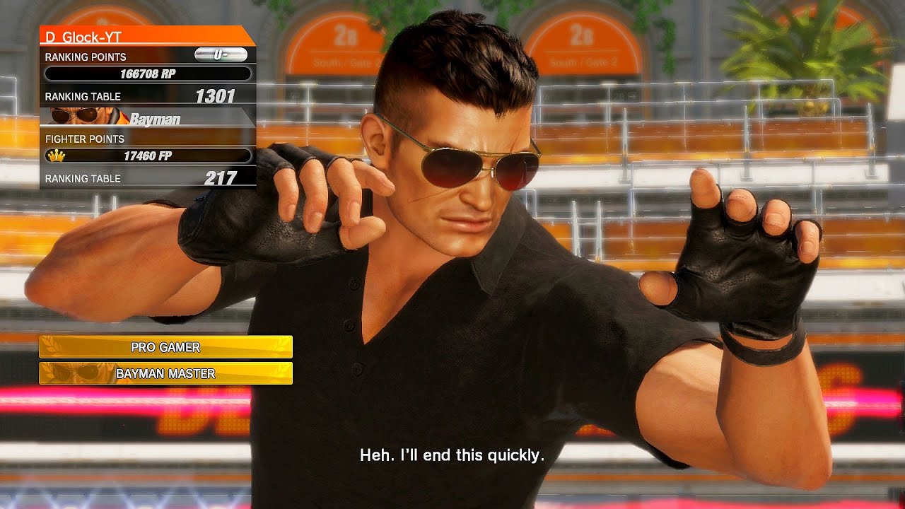 Dead or Alive 6 - Bayman Online Ranked [1080p 60 FPS]