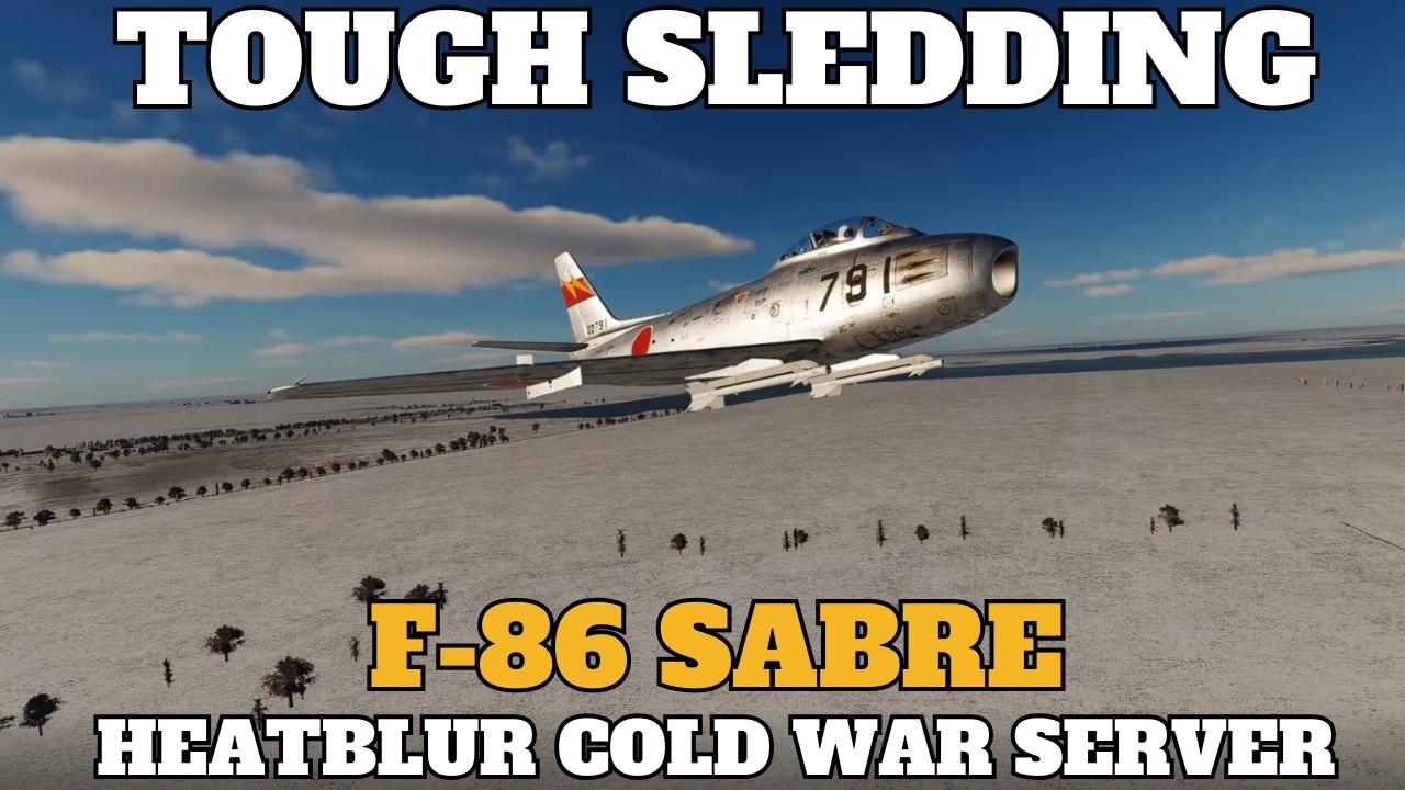 Tough Sledding | Heatblur Cold War Server - PvP | F-86 Sabre | Pimax Crystal Super | DCS | VR