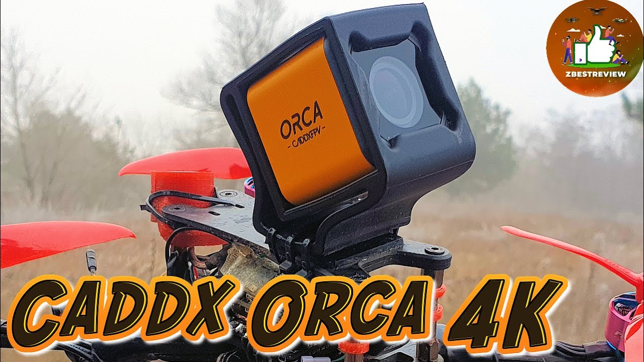 ✅ Caddx Orca 4K - Первая Недорогая HD Камера с Нормальной Стабилизацией! Почти как у Gopro!