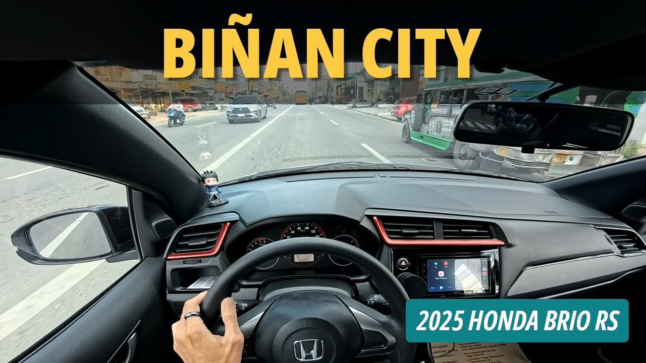 POV Driving the Honda Brio RS 2025