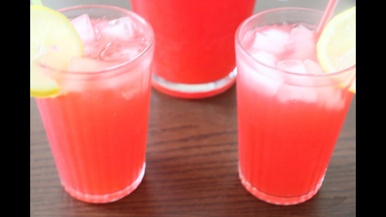 limonade rose / agrumes et framboise