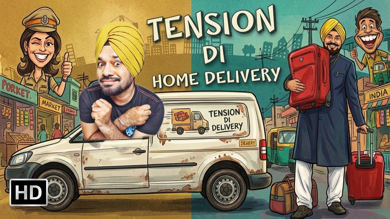 Tension Di Home Delivery (Full Comedy Movie) | Gurpreet Ghuggi | BN Sharma | New Punjabi Movie 2026