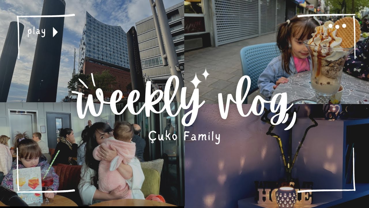 Shkojmë në Elbphilharmonie / HafenCity 🚢/ Tortë për 7 mujorin e Amelí 🥰 #vlog
