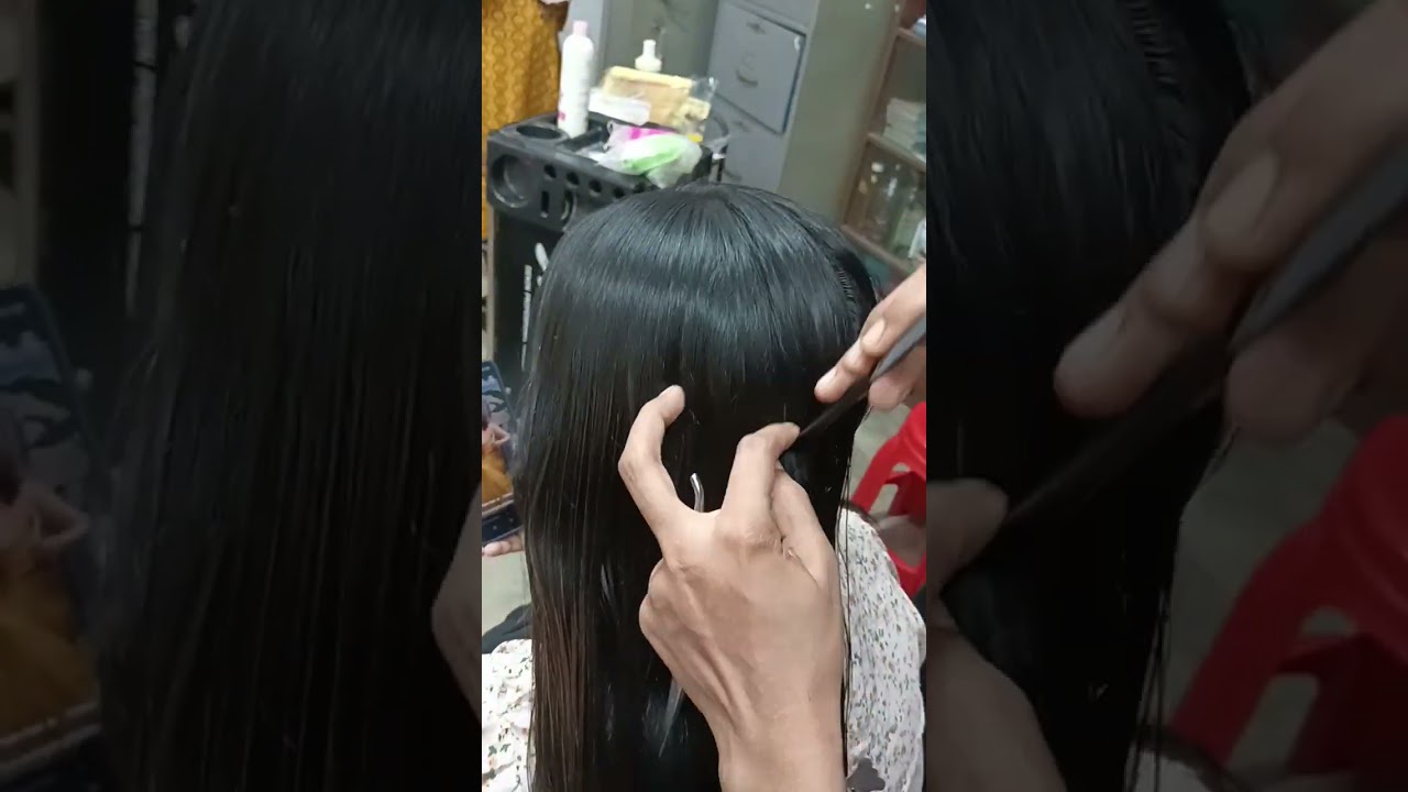 পার্লার এর মতো হেয়ার কাট শিক্ষে নিন 😍