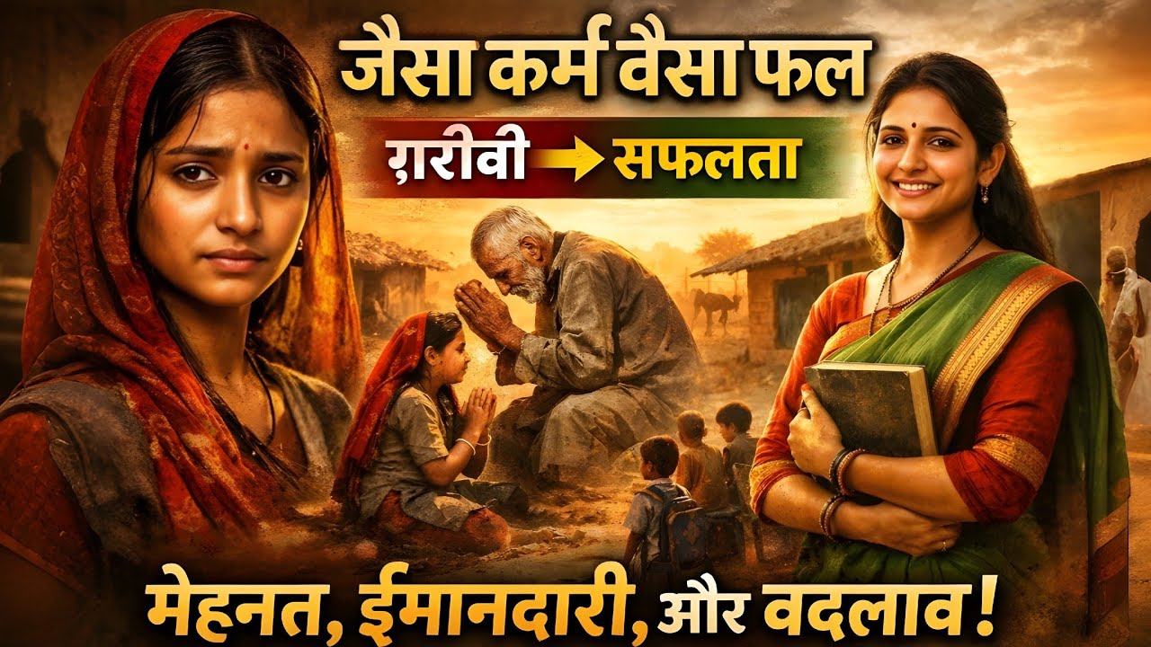 गरीब लड़की की कहानी | जैसा कर्म वैसा फल | Emotional Hindi Story