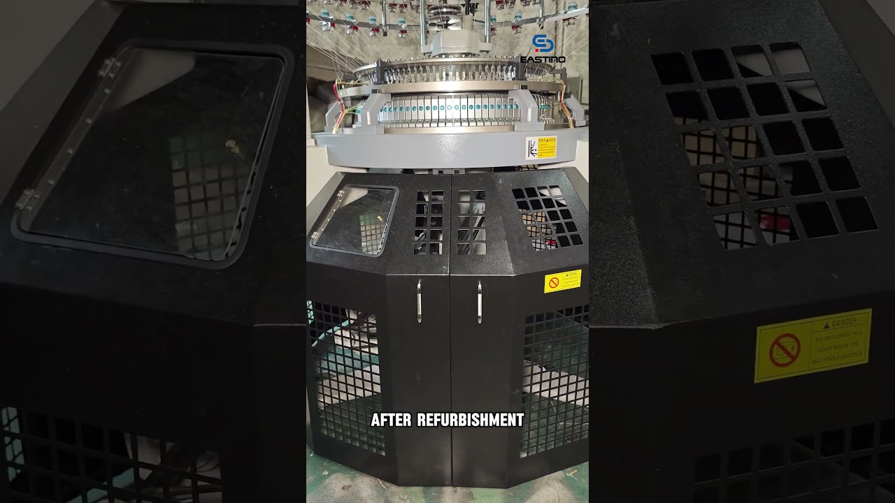 30/102F/20G Refurbished three thread fleece knitting machine#eastino #circularknittingmachine