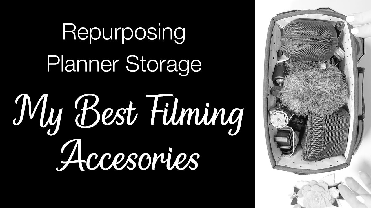 How I Repuposed Unused Planner Storage: See My Best Filming Accessories