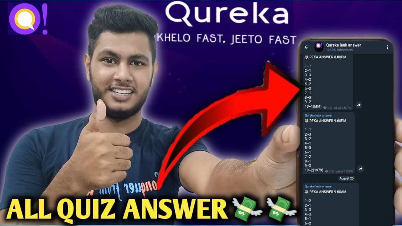 Qureka Quiz All Answer Trick | Leak Answer | How To Earn Money In Qureka