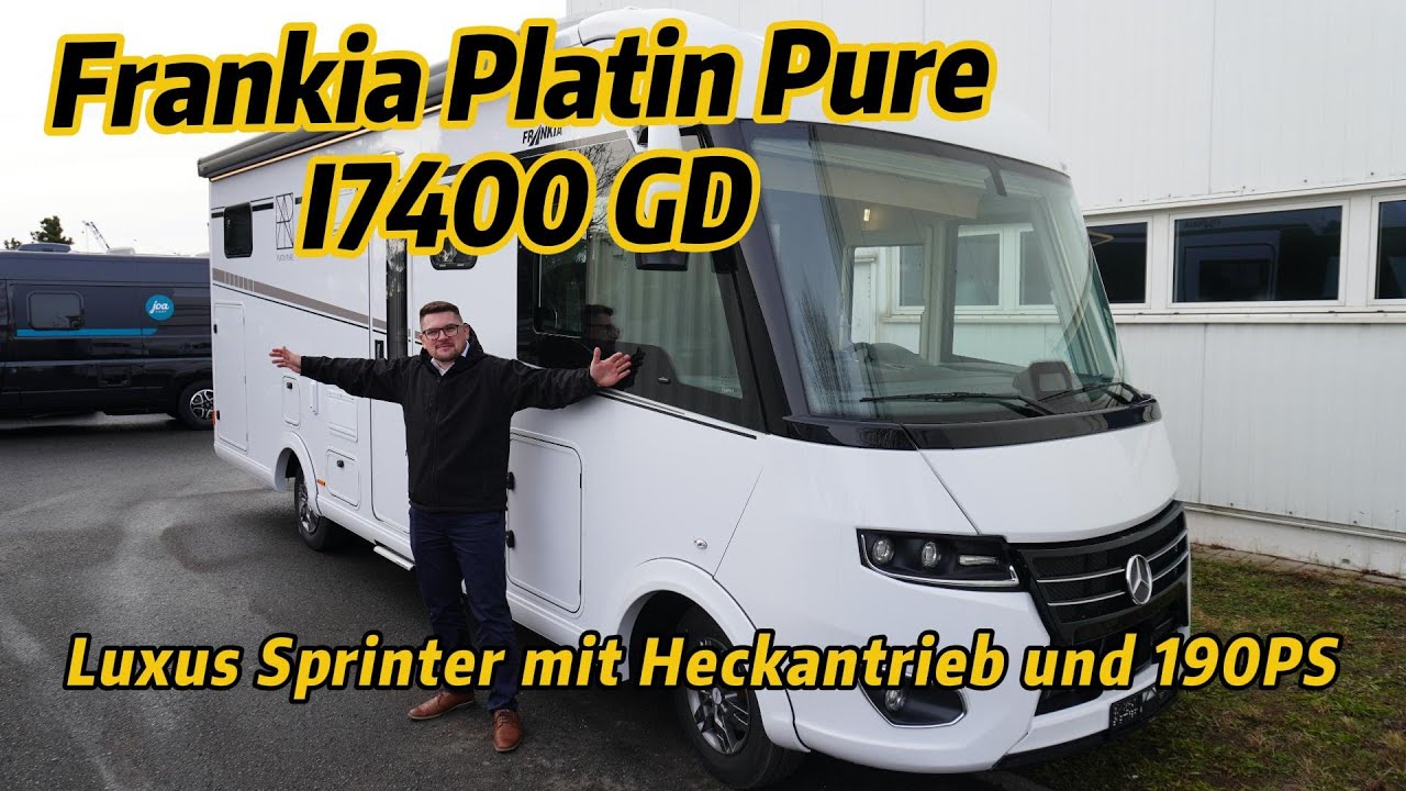Frankia Platin Pure I7400 GD MY25 - Luxus Sprinter mit Heckantrieb und 190PS