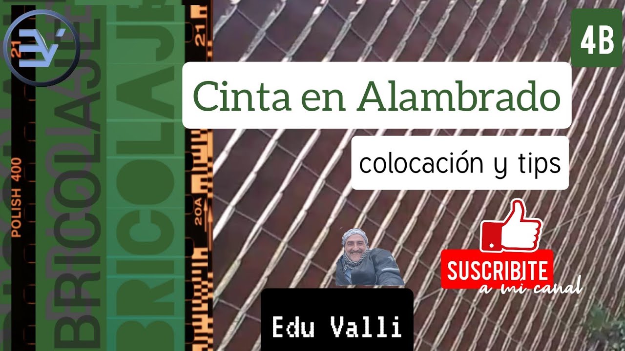 COLOCACIÓN DE CINTA EN ALAMBRADO