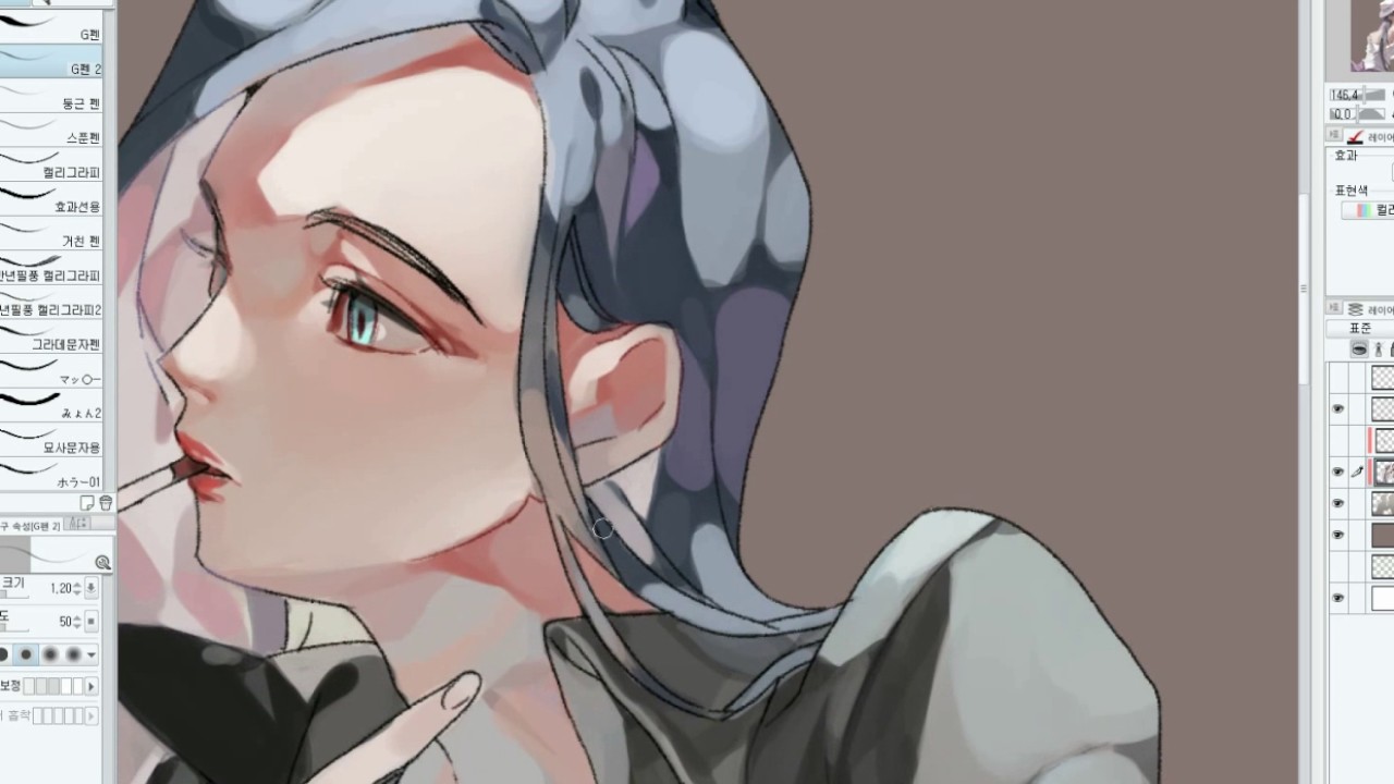 Speed painting / CLIP STUDIO