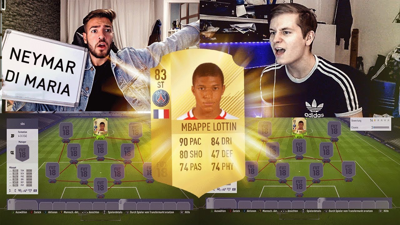FIFA 18: MBAPPE LOTTIN SQUAD BUILDER SHOWDOWN 😈🔥 RealFifa vs Wakez😱