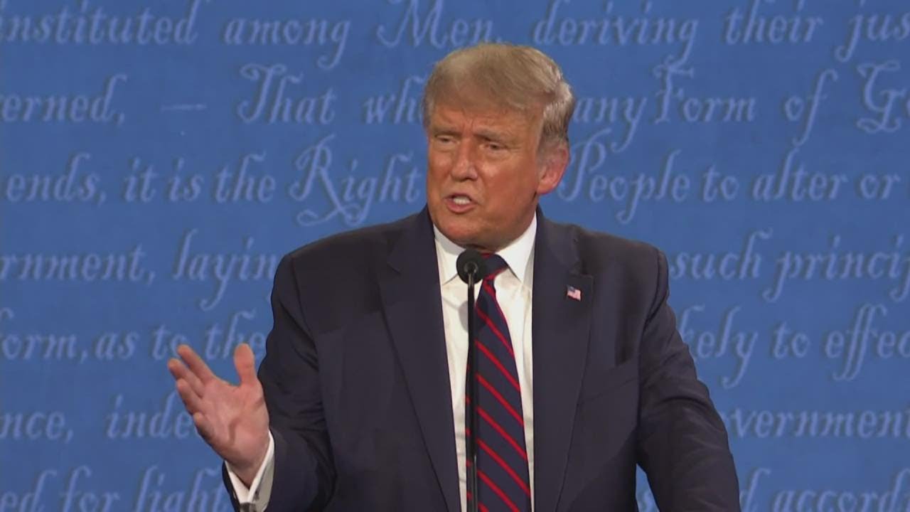 Trump, Biden make mention of Michigan during first presidential debate