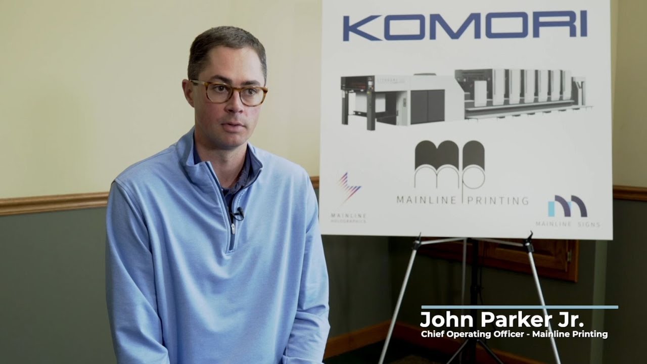 Mainline Printing Discusses Their New Komori GL640+C Advance Press and Komori Partnership-Full Ver.