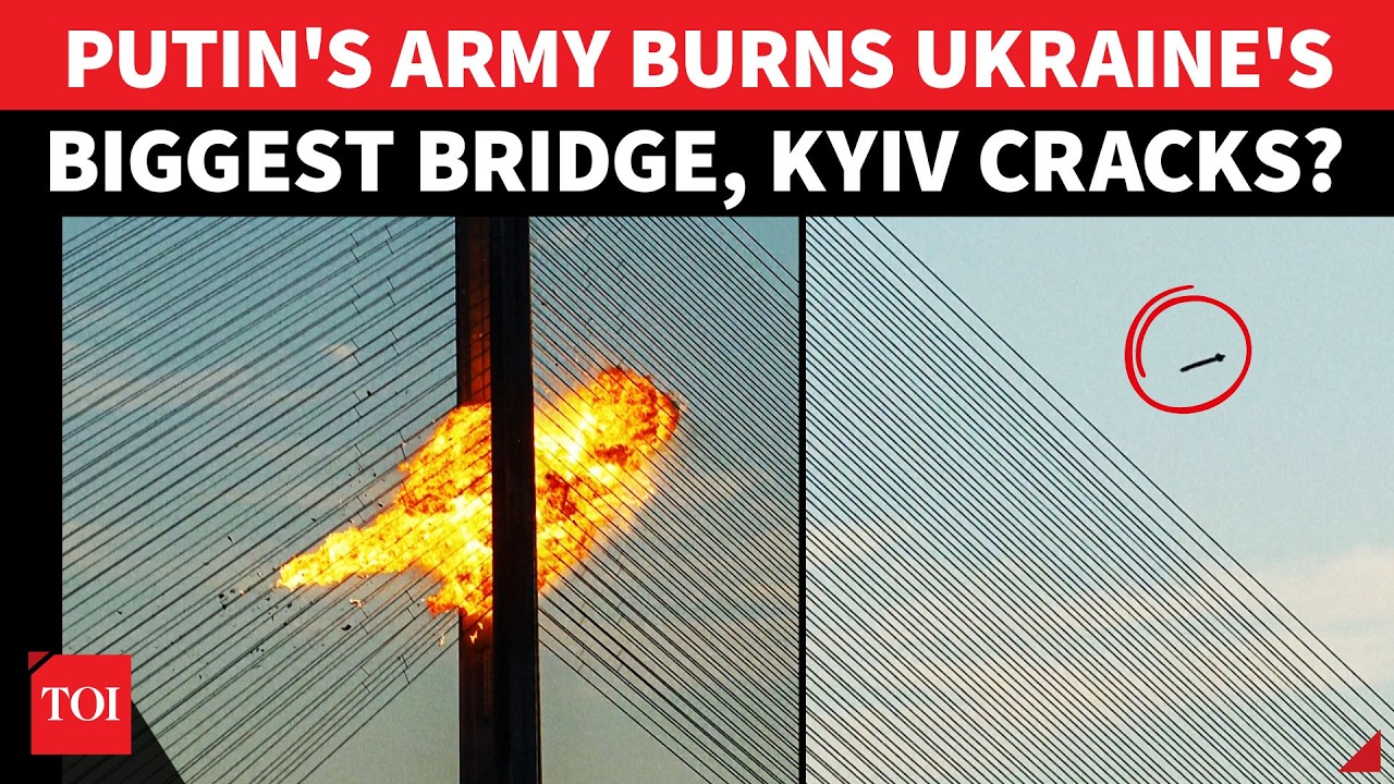 Kyiv's Escape Routes Crushed? Another Bridge Bombed In Massive Russian Strike | WATCH