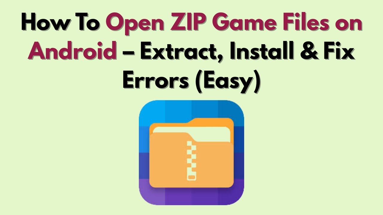 Как открыть ZIP-файлы игр на Android &mdash; извлечение, установка и исправление ошибок (легко)