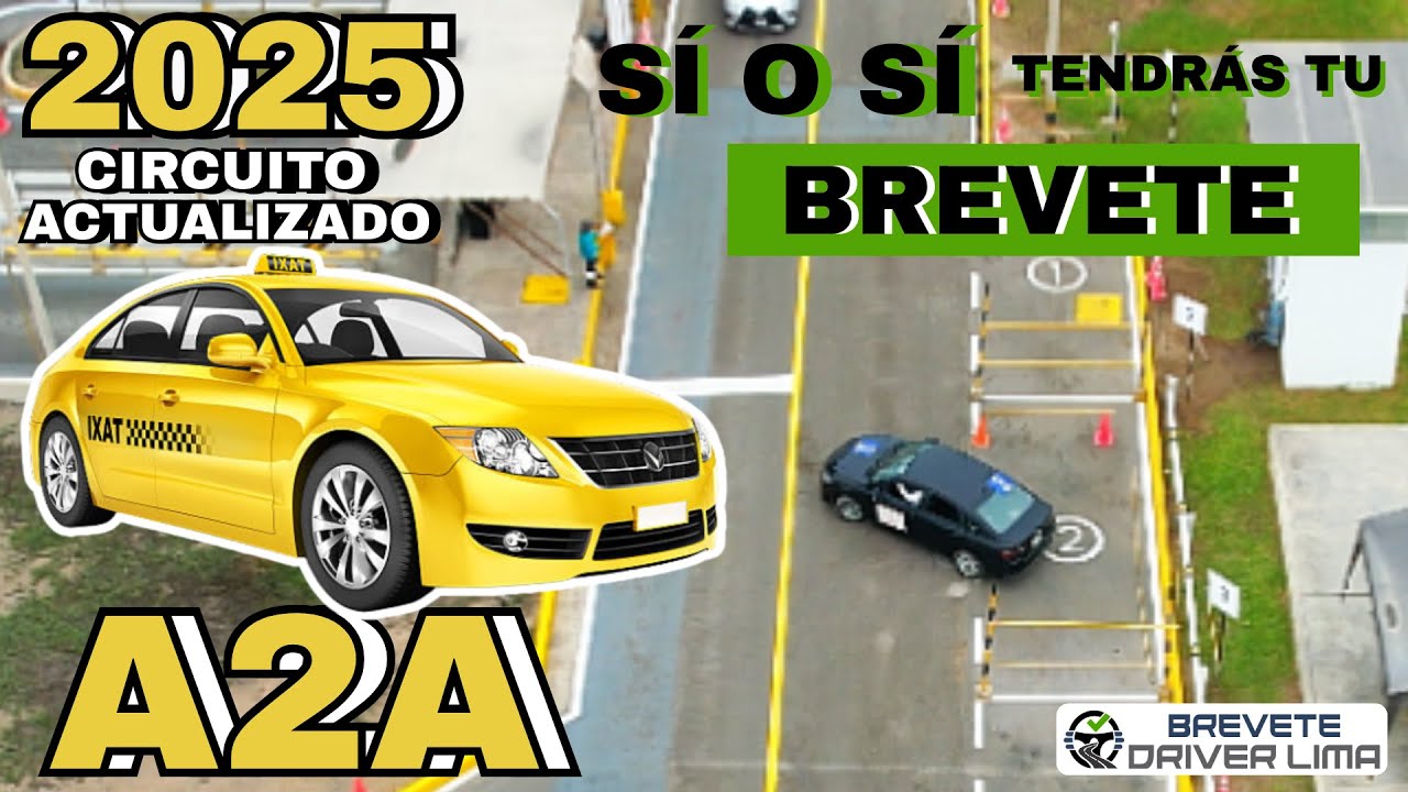 EXAMEN DE MANEJO CATEGORIA A2A/CIRCUITO OFICIAL/ACTUALIZADO 2025/TOURIN CONCHAN LIMA