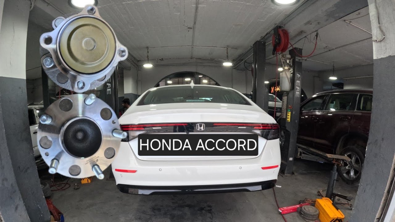 Cómo cambiar el rodamiento de la rueda trasera . Honda Accord 2013-2025 (especificaciones de torque)