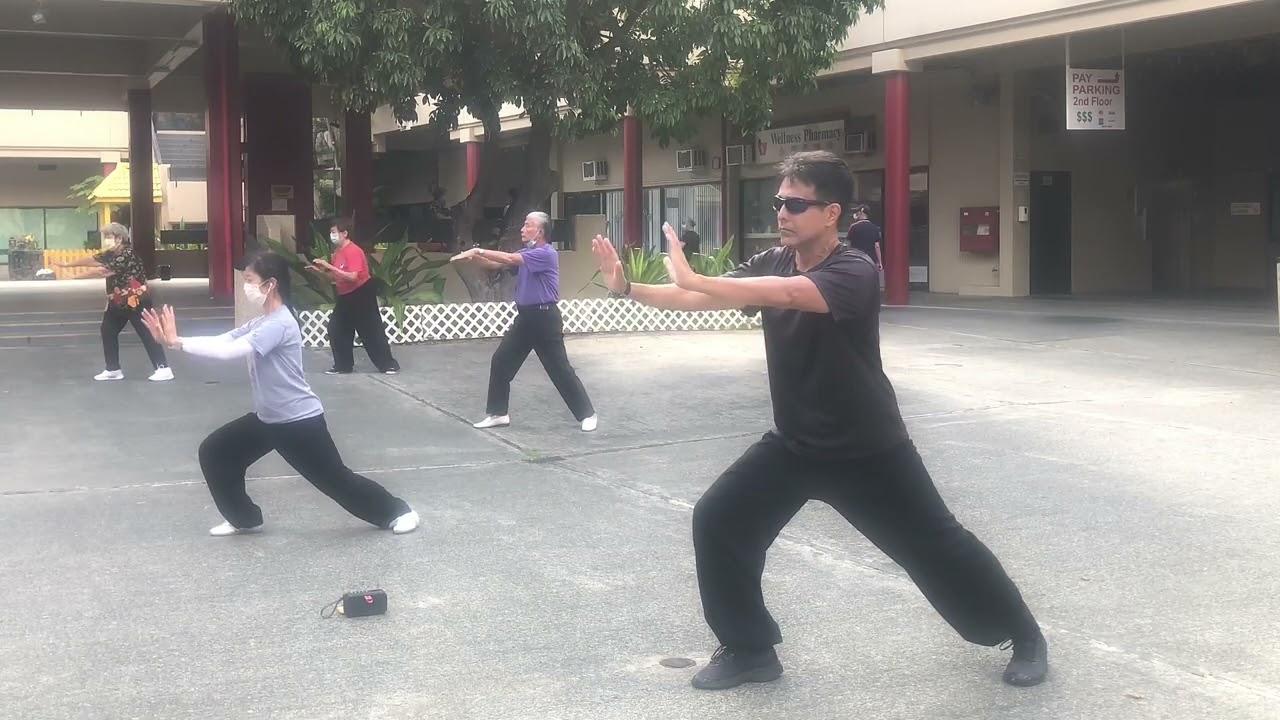 Form 24 Yang Style Sifu Rick Chao, Sifu Lok Leng Chu, and Mark’s Drive Inn Shirley Wong