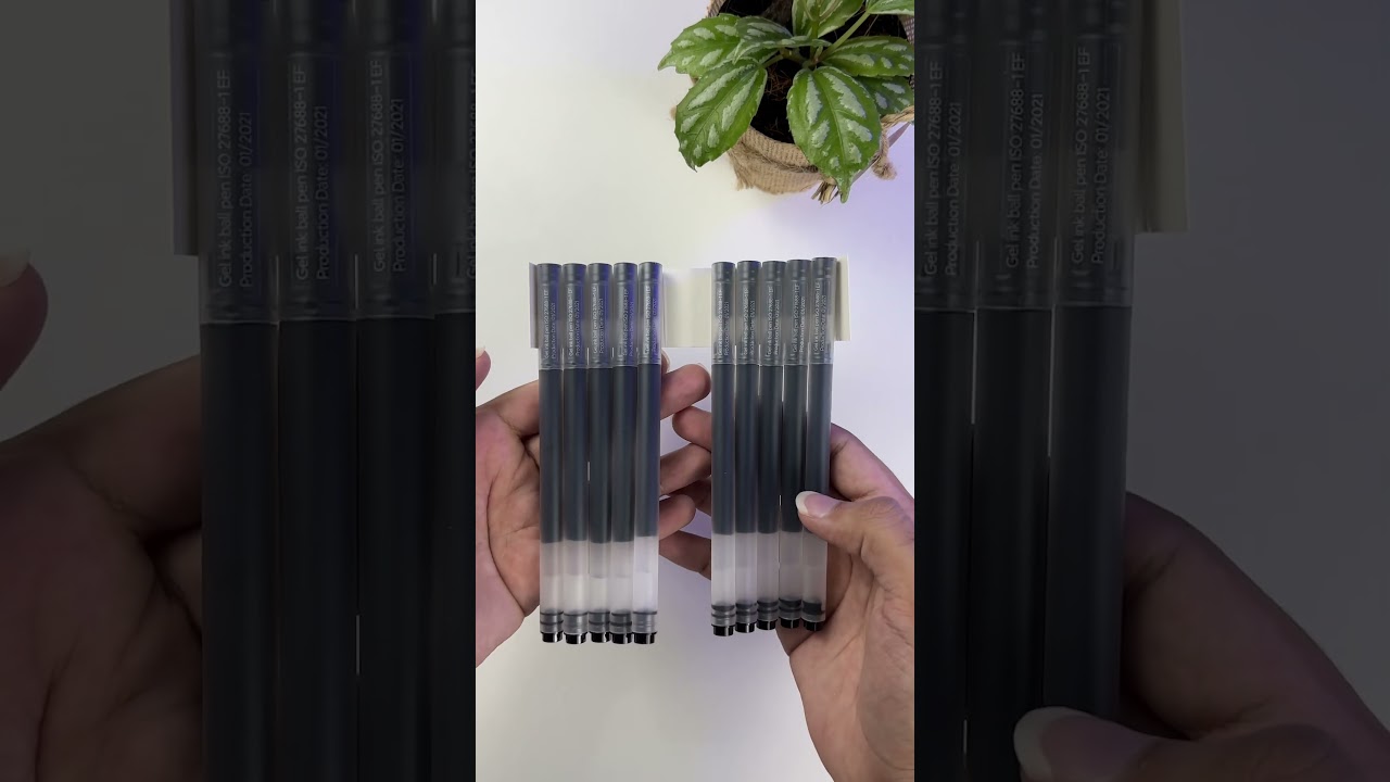 Xiaomi even makes simple and cheap gel pens!💁🏻 Unboxing Mi High-capacity gel pen #xiaomi #shorts