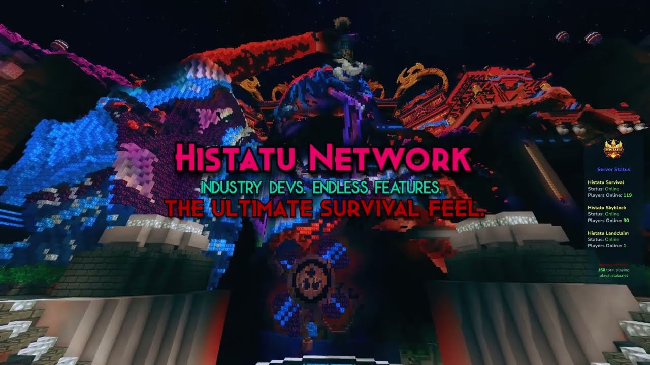 Histatu Network - Survival Server - New Histatu Skills - Shiny Divines - Histatu 24/7  Dungeons!